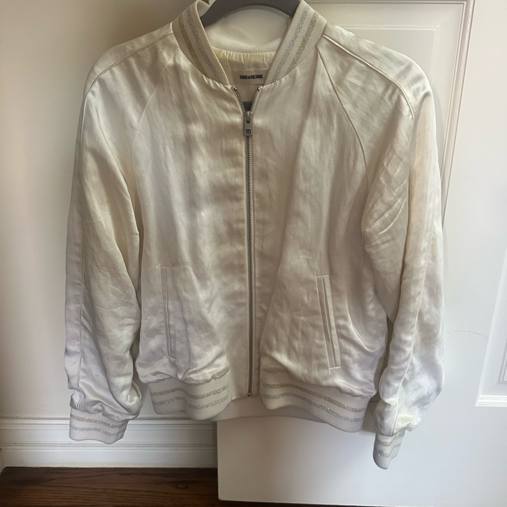Zadig & Voltaire LOVE Bomber Jacket (EUC)